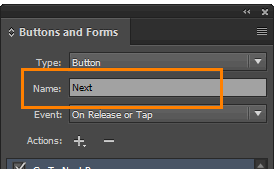 Buttons and Forms Panel
